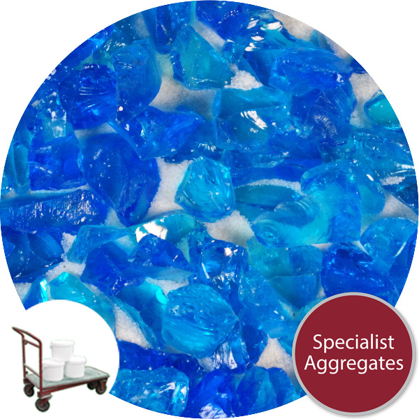 Enviro-Glass Gravel - Aqua Blue Crystal - Click & Collect